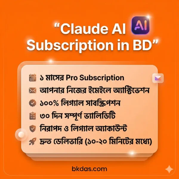 Claude AI Subscription in BD