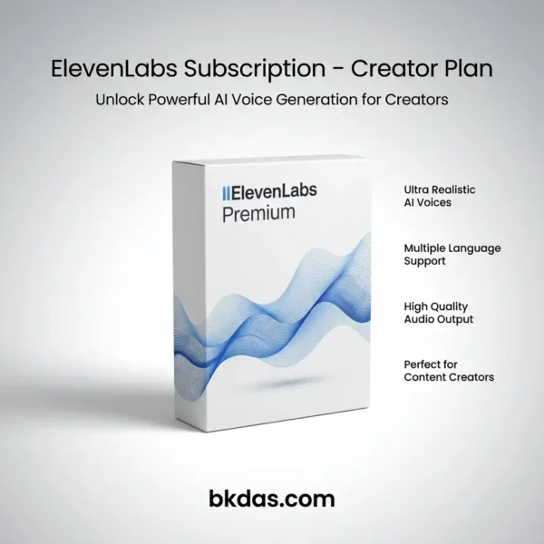 Elevenlabs Subscription BD - Creator Plan
